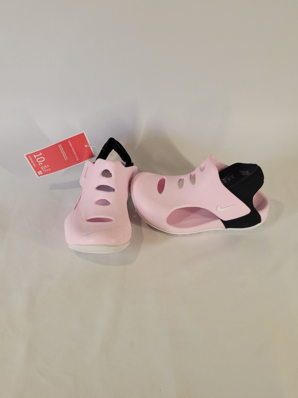 Nike Sunray Protect 3 (TD) Toddler Girl's Pink Foam Sandals-Size 10C